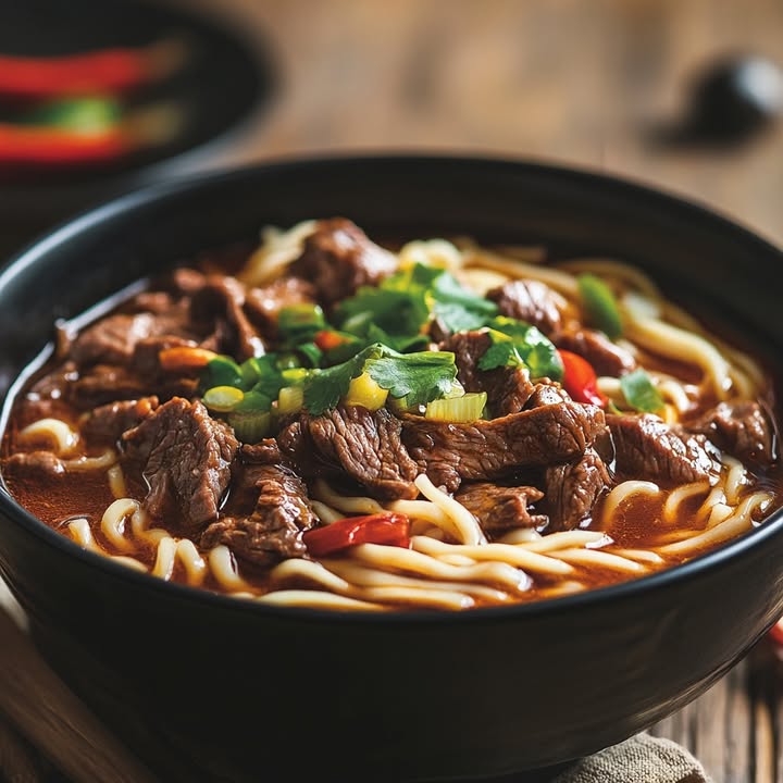 Aziatische Beefnoedelsoep