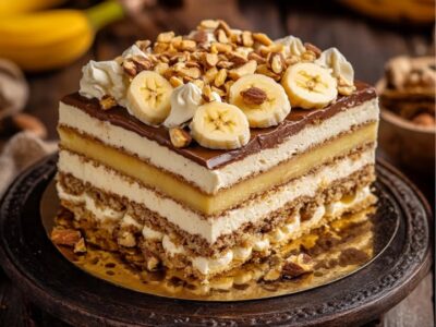 Bananentaart Chocolade Noten: De Meest Verleidelijke Traktatie!