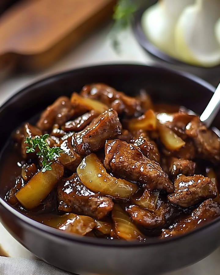 Boeuf Sauté Oignons