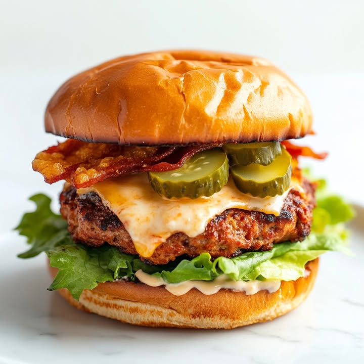 Croustillige Smash Burger