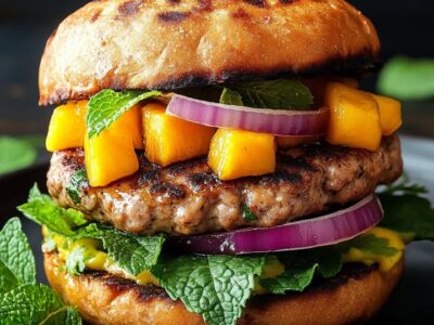 Dinde Mango Burger: De Smaakvolle Keuze voor Een Unieke Maaltijd