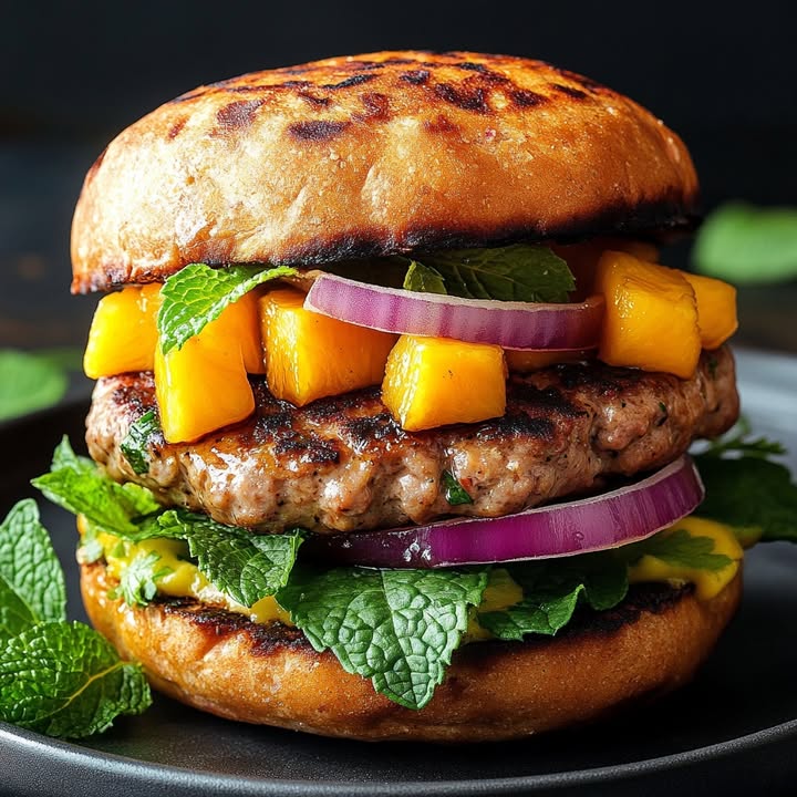 Dinde Mango Burger