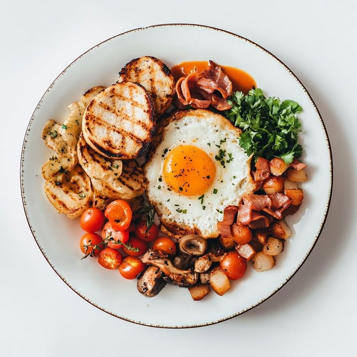 Engels Ontbijt Schotel