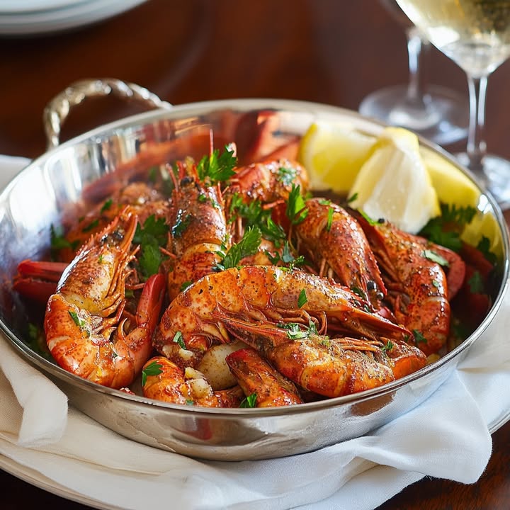 Gambas Knoflook Citroen