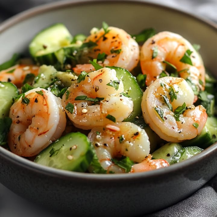 Garnalen Avocado Komkommer