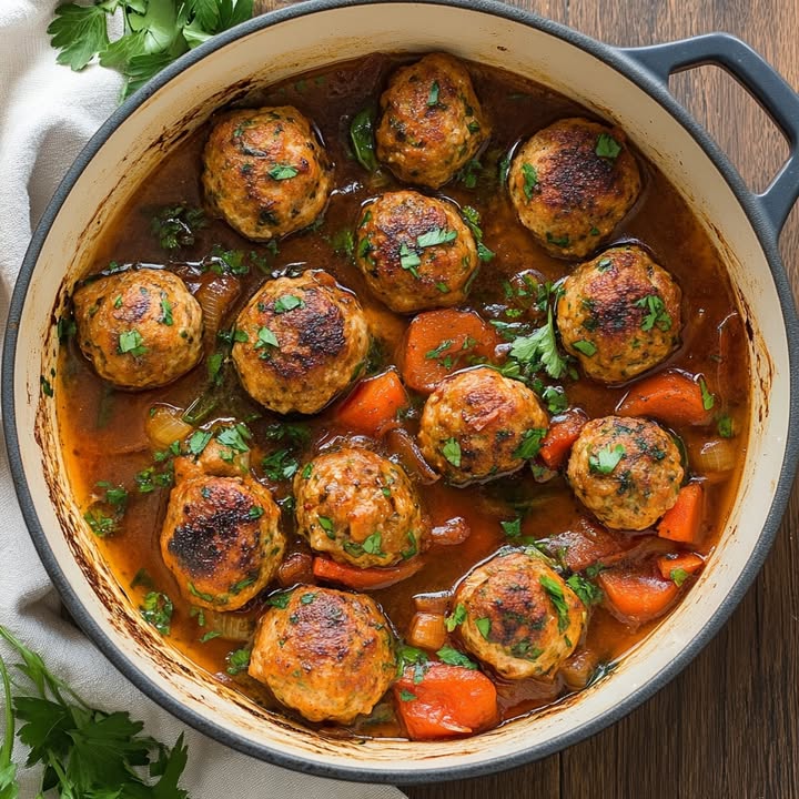 Gehaktballen met Groenten