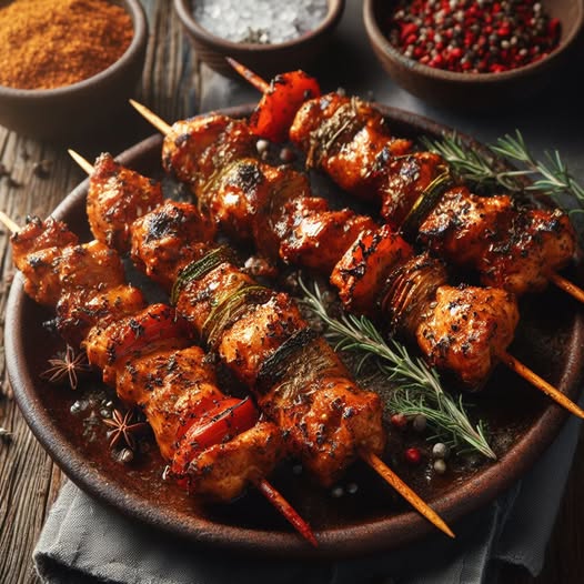 Gekruide Kipsaté Recept