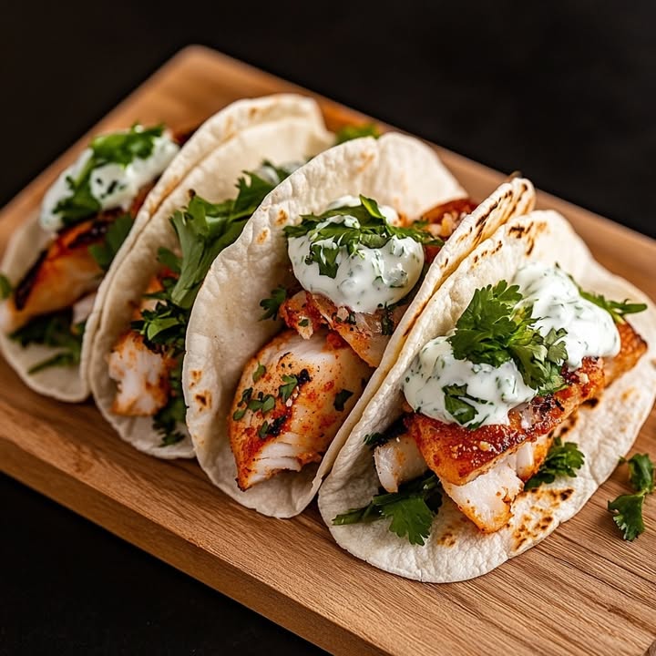 Gepaneerde Vis Tacos