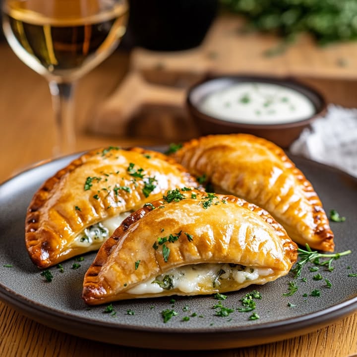 Gouden Empanadas Epinard Bleu