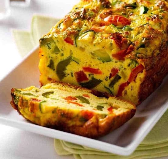 Groenten Omelette Broodvorm