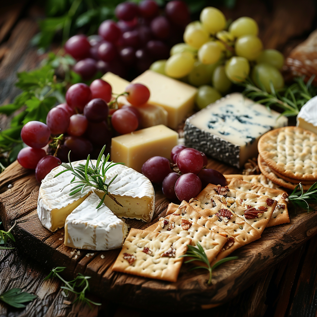 Kaashapjes-plank met diverse artisanale kazen