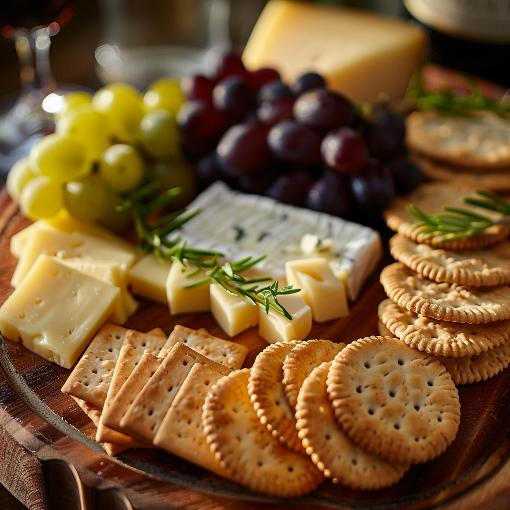 Kaashapjes-plank met diverse artisanale kazen