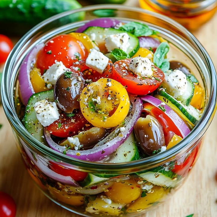 Kleurige Mediterrane Salade