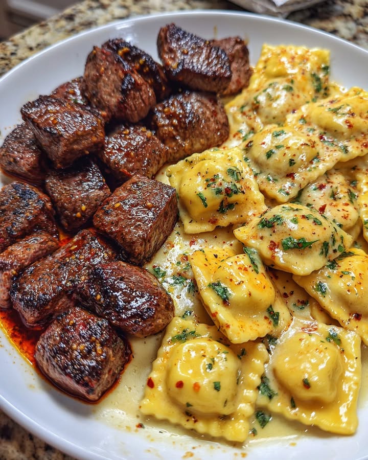 Knoflookboter Steak Tips