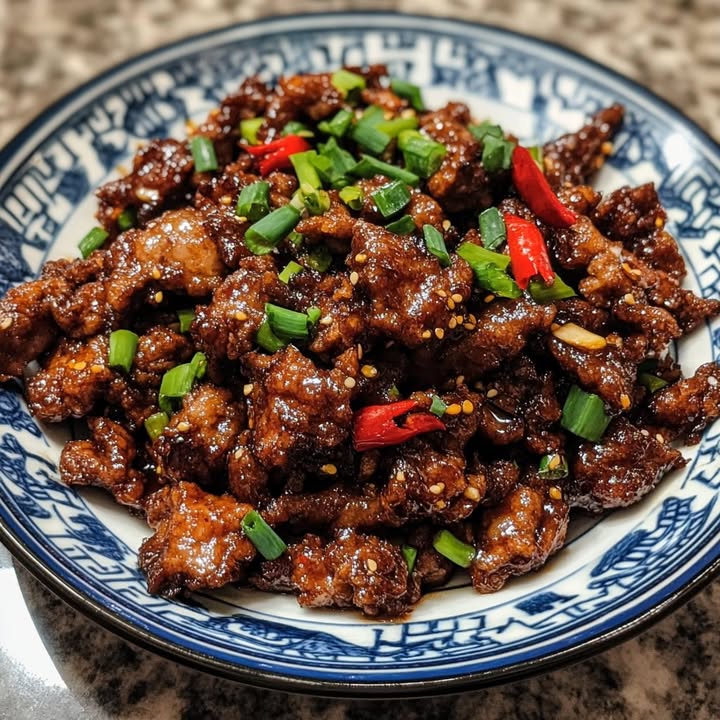 Krokant Szechuan Rundvlees