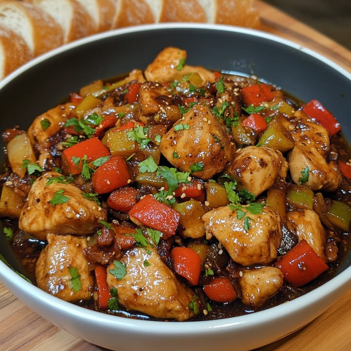 Kruidige Kip Roerbak
