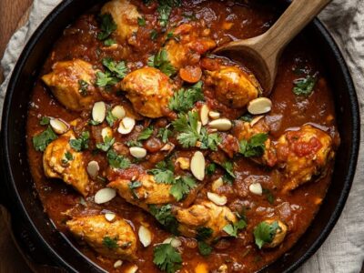 Kruidige Kippentajine Amandelen: Het Authentieke Recept