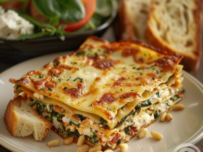 Lasagne met ricotta, spinazie en pijnboompitten: het perfecte recept