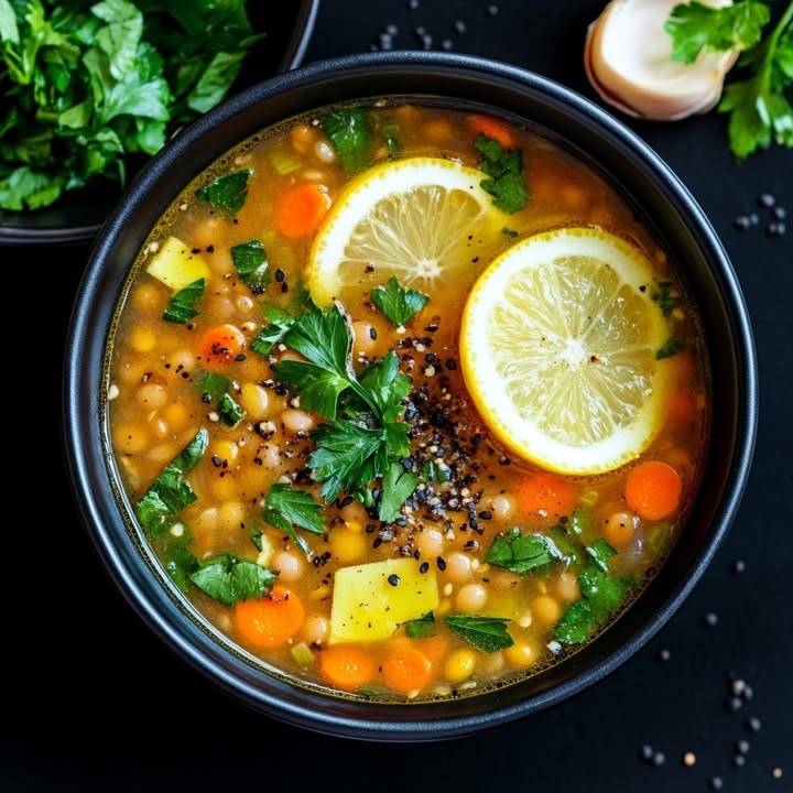 Linzensoep Citroen Kruiden