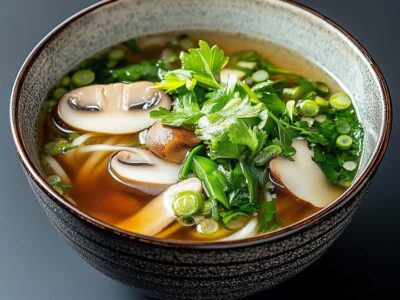 Miso Soep Aardse Paddestoelen: Ultiem Comfort
