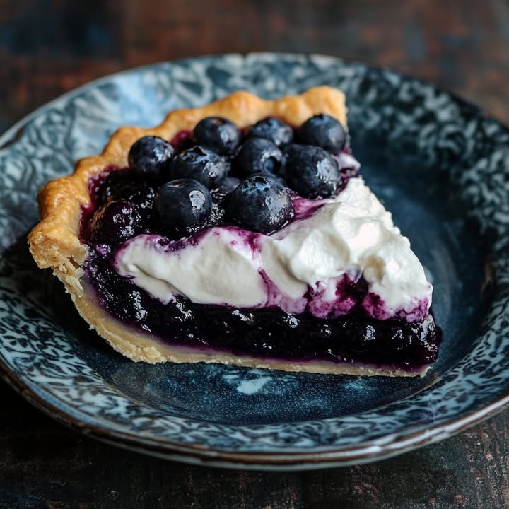 Myrtillentaart met Chantilly