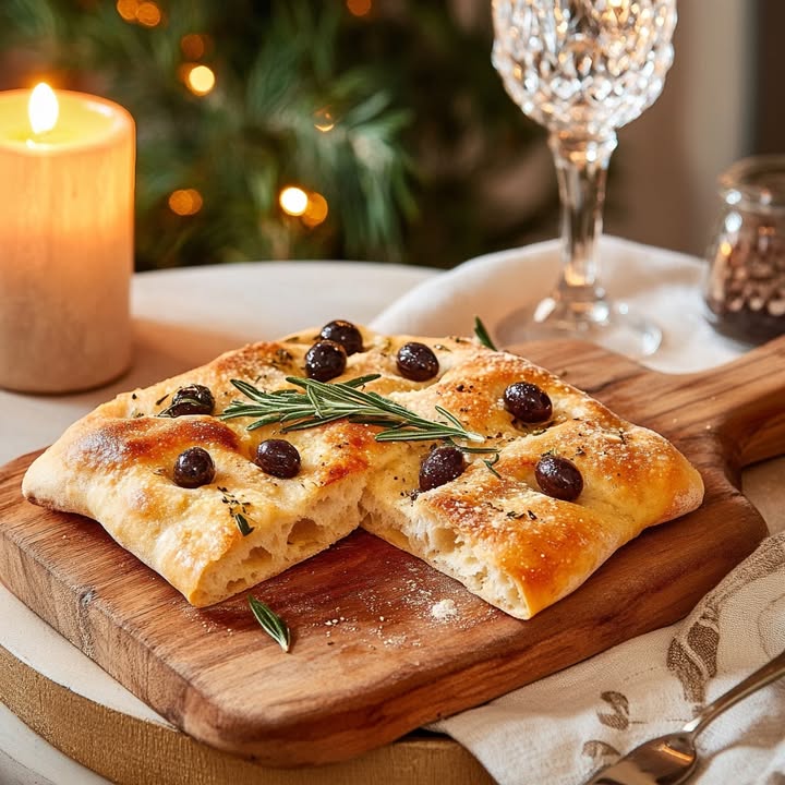 Olijvenromarijn Focaccia