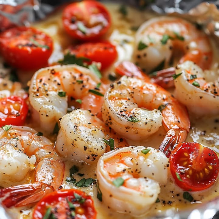 Romige Garnalen Tomatensaus