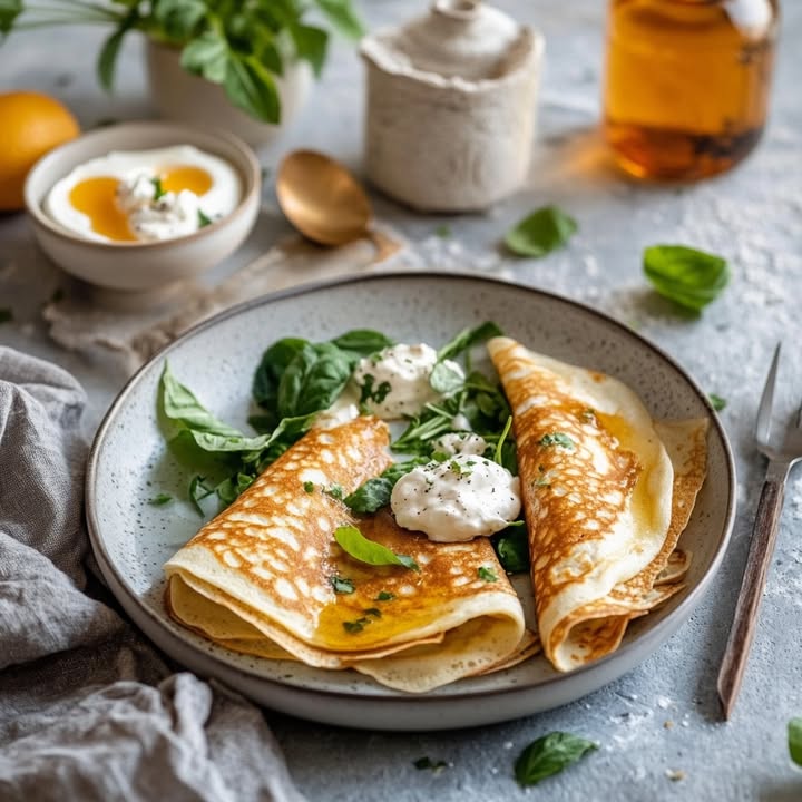 Spinazie Ricotta Pannenkoeken