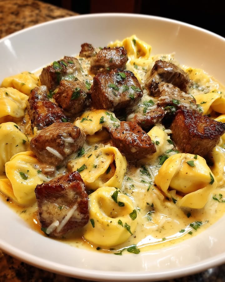 Steak Tortellini Roomsaus