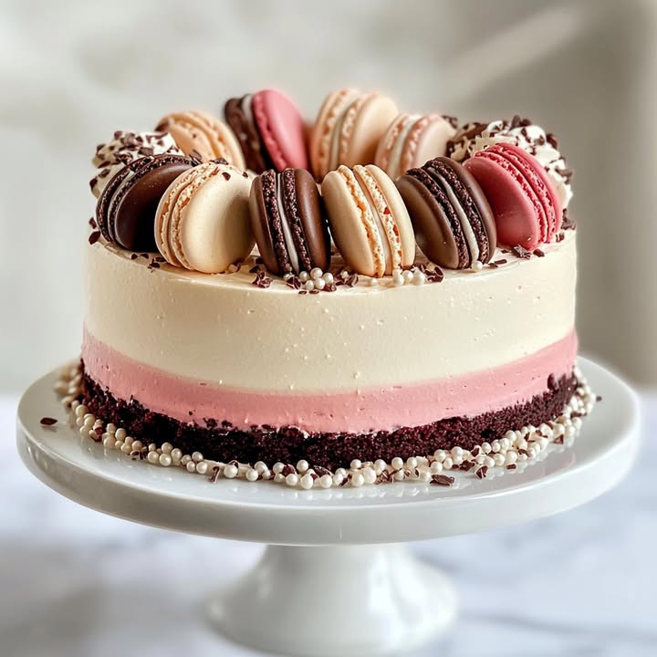 Vanille-framboos taart