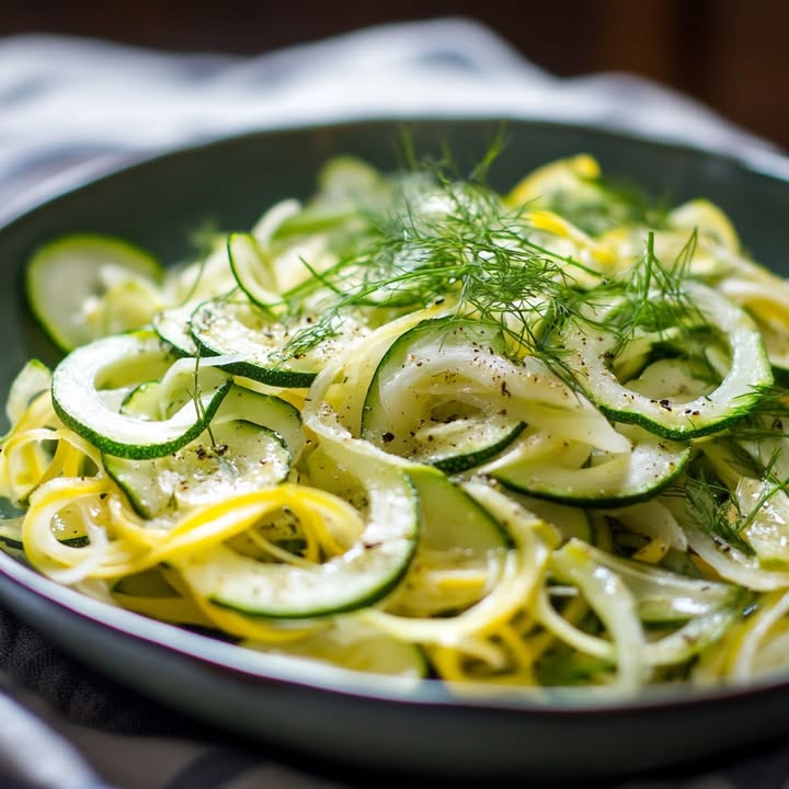 Zomerse Courgette Fennel Salade