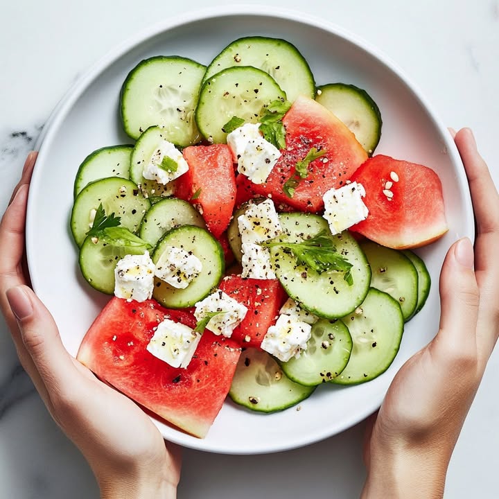 Zomerse Watermeloen Salade