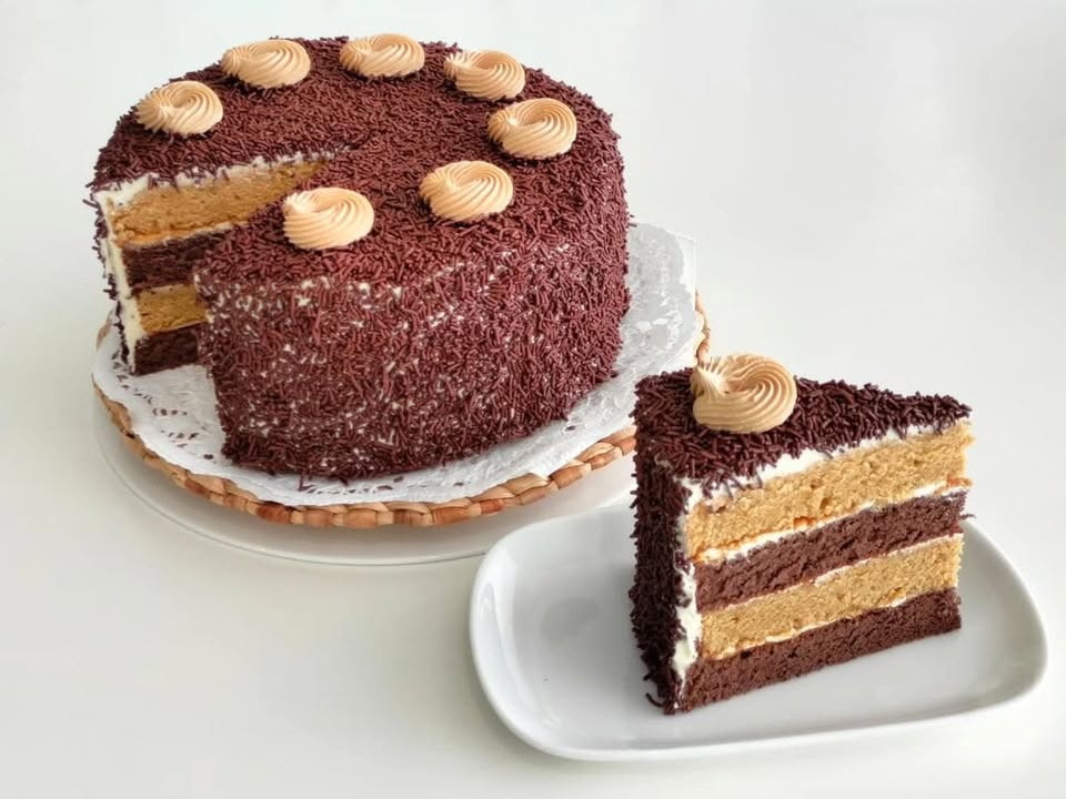 Bananen Chocolade Taart