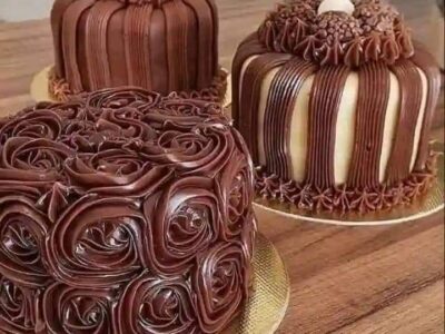 Zelfgemaakte Chocolade Mocha Taart