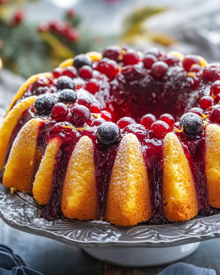 Cranberry Sinaasappel Cake