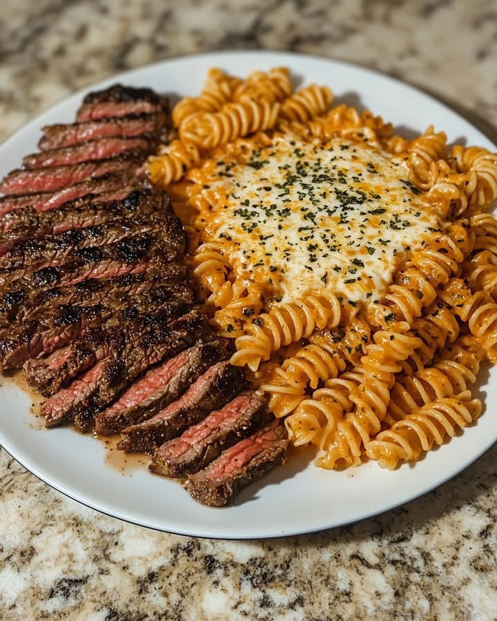 Gegrilde Steak Pasta