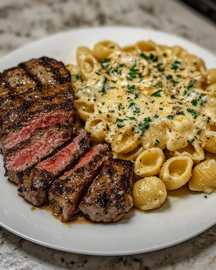 Knoflookboter Steak Hapjes