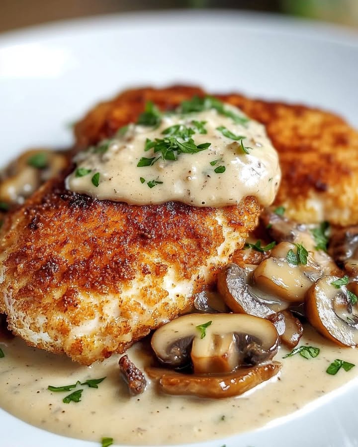 Krokante Kip Champignon