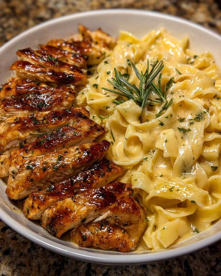 Kruiden Knoflook Kip