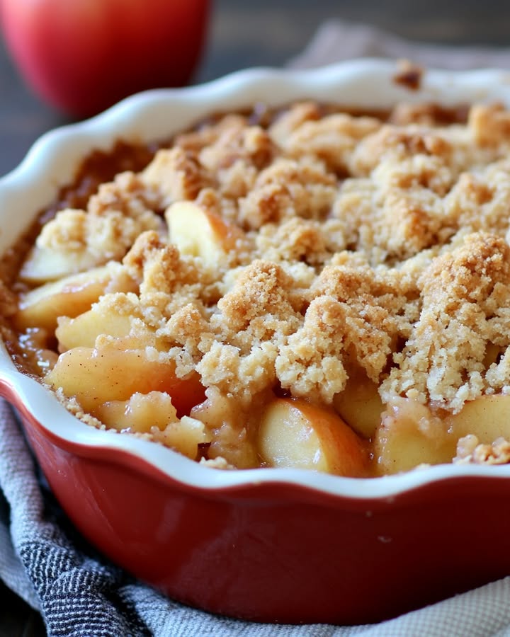 Onweerstaanbare Appel Crumble