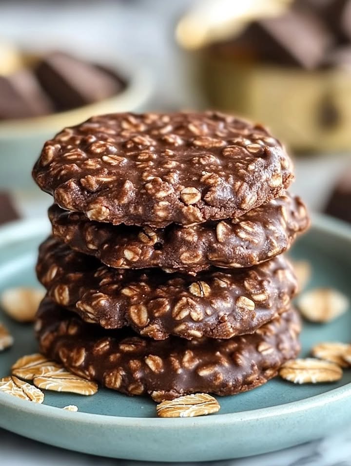 Pindakaas Havermout Koekjes