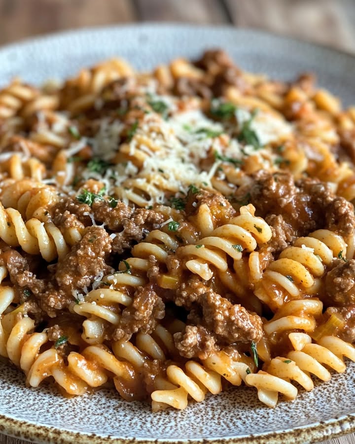 Romige Beef Rotini