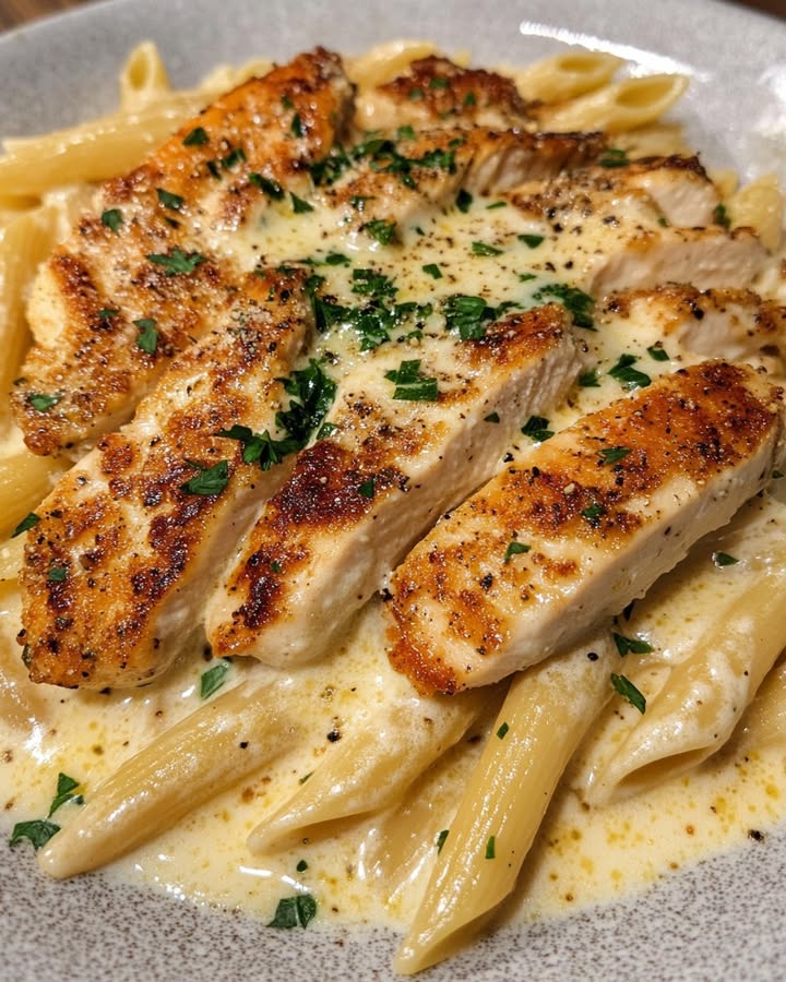 Romige Cajun Kip Pasta