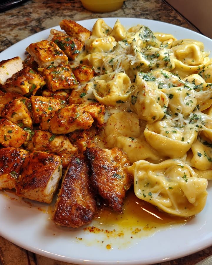 Romige Cajun Tortellini