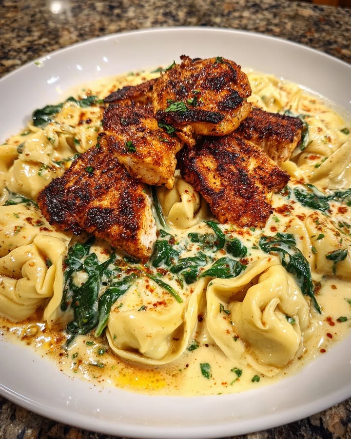 Romige Kip Tortellini