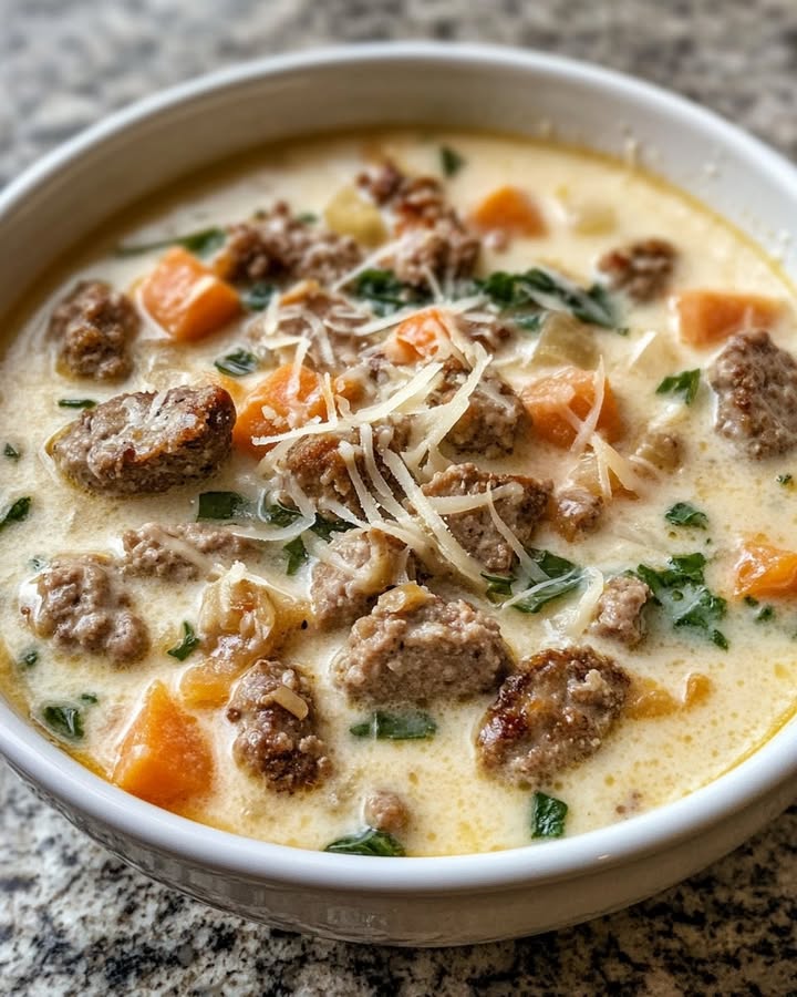 Romige Parmezaanse Soep