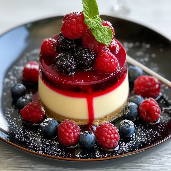 Snel Rode Panna Cotta