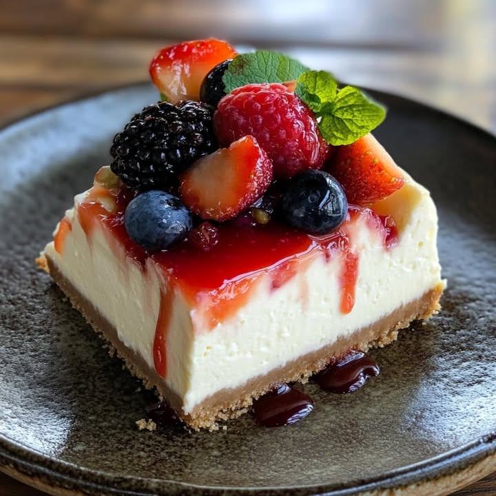 Verse Vruchten Cheesecake