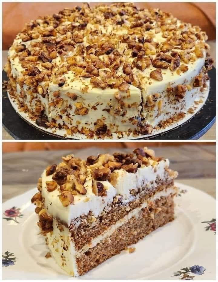 Worteltaart met Roomkaas