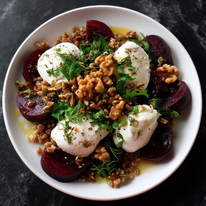Bietensalade met Burrata